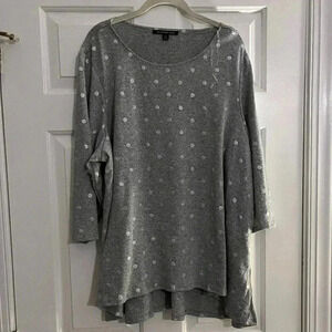Zac & Rachel Polkadot Blouse Size 2X